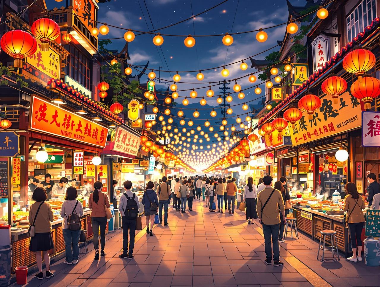 夜市人生 - 短剧在线观看网站市井生活题材短剧封面